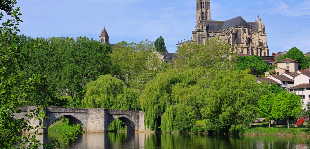 A Larger Clock Tower towering over the city of Limousin Region