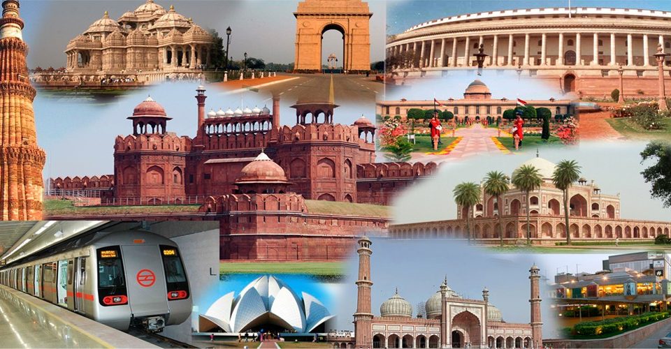Image which resembles the group of tourist destinations in India